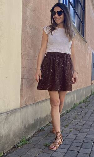 Gonna Venezia Gianduia