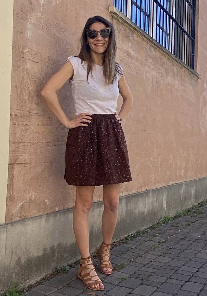 Gonna Venezia Gianduia 