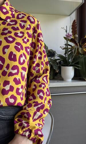 Camicia Venezia ghepardo fucxia