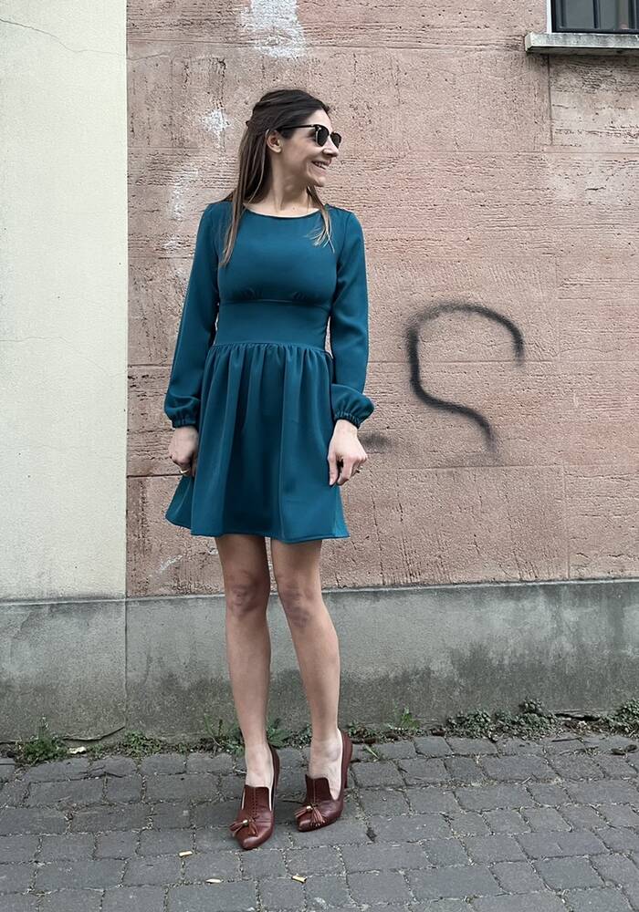 Abito violante ottanio