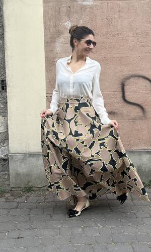 Gonna Bonifacio Fiori di Loto