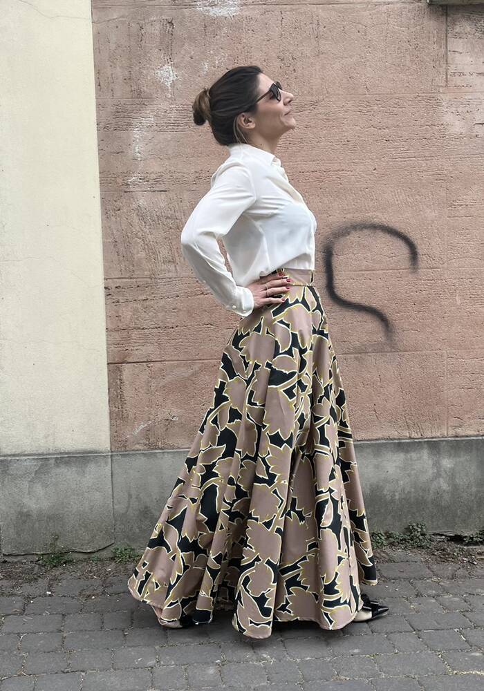 Gonna Bonifacio Fiore di Loto