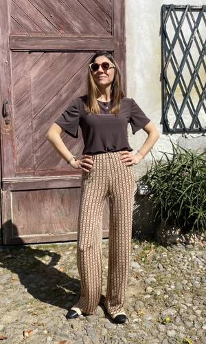 Pantalone Lisbona Cioccolato