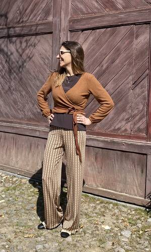Pantalone Lisbona Cioccolato