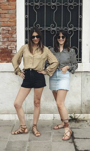 Camicia Venezia righe blu