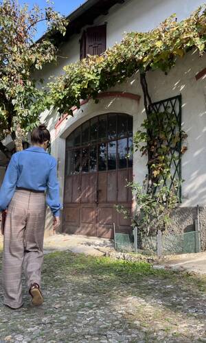 Camicia Venezia sei felice indaco