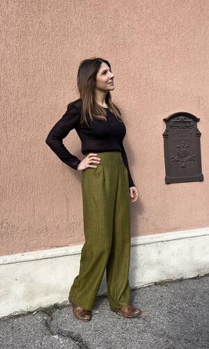 Pantalone venere verde