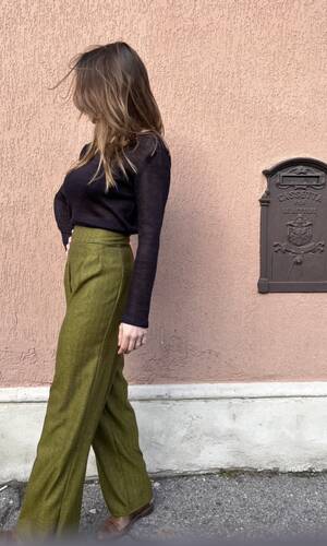 Pantalone venere verde