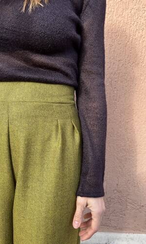 Pantalone venere verde