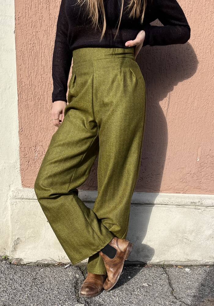 Pantalone venere verde