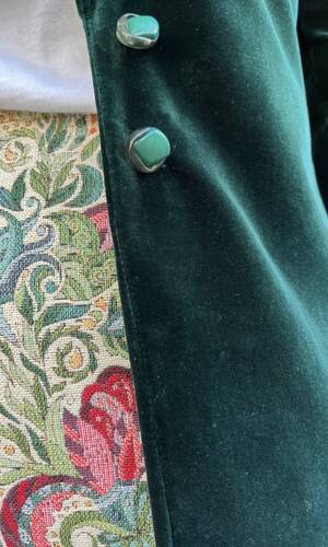 Giacca Nina velluto verde