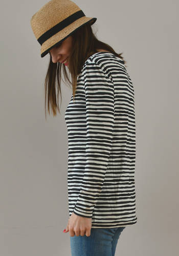 Maglia a righe nere