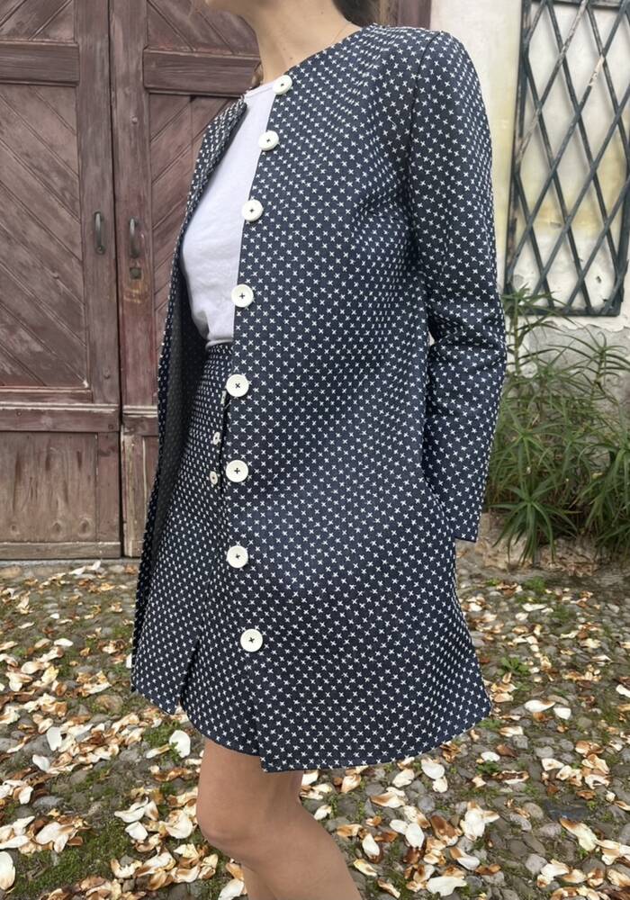 Giacca Twiggy crocette 