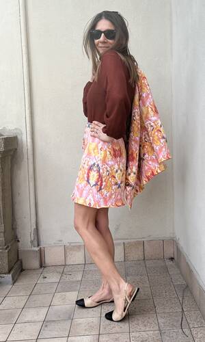 Blusa Parigi ruggine