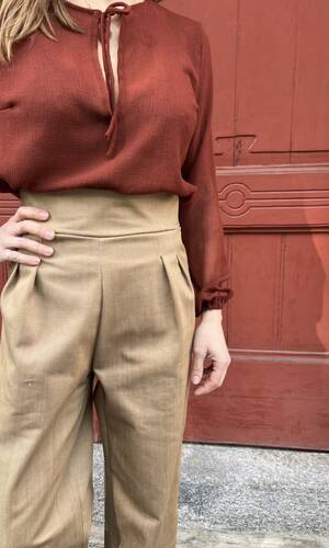 Pantalone Venere denim beige