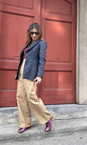 Pantalone Venere denim beige