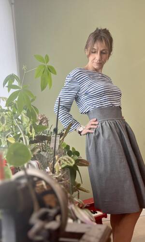 Maglia Bologna righe blu