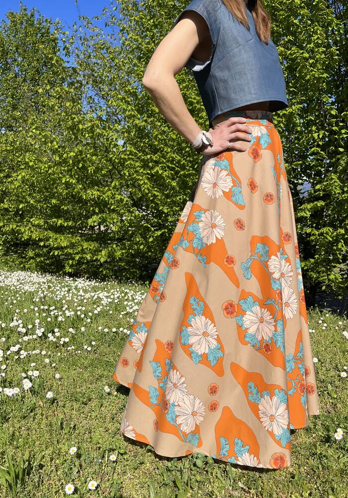 Gonna Bonifacio margherite 