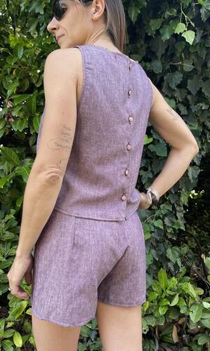 Pantaloncino Cannes bordeaux 