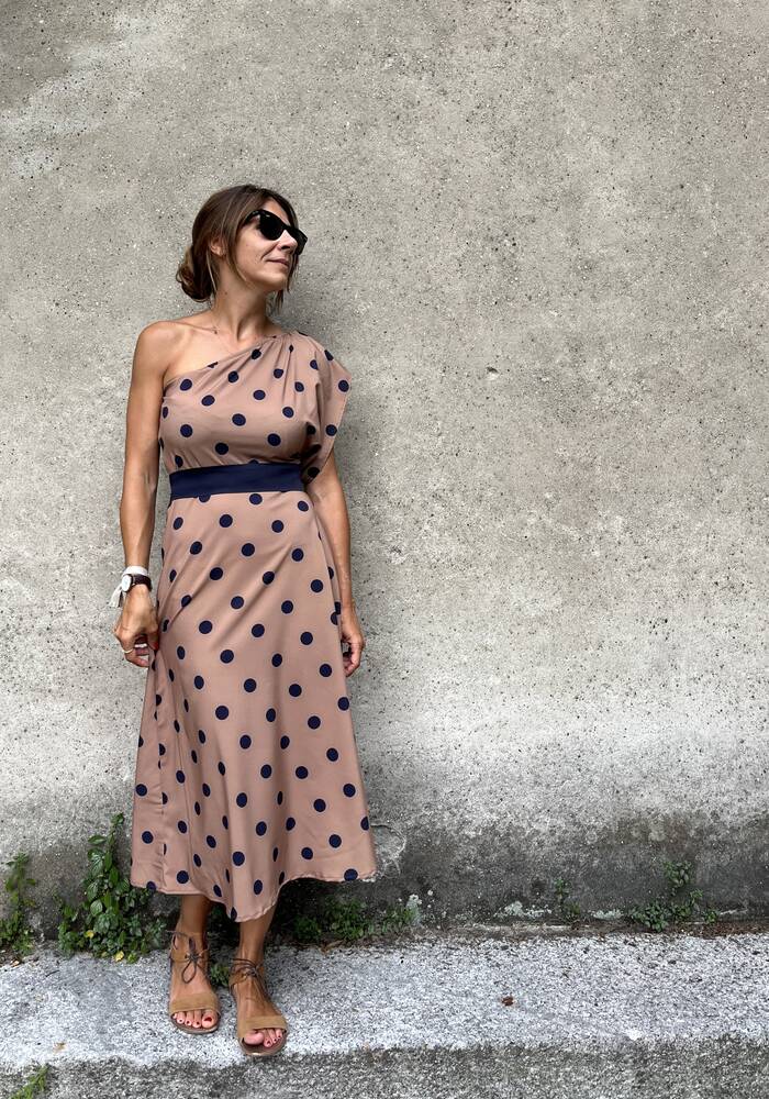 Abito Firenze blu sabbia