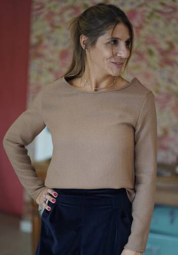 Maglia bologna cammello