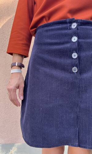 Gonna Londra velluto due