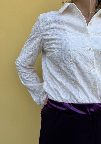 Camicia Venezia margherite 
