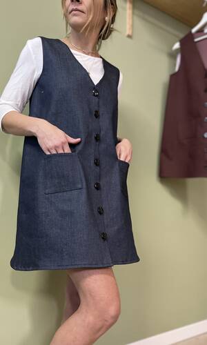 Miniabito Jane denim