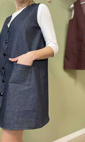 Miniabito Jane denim