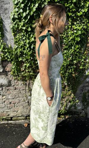 Abito Monica verde 