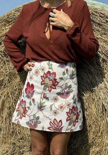 Gonna Londra floreale