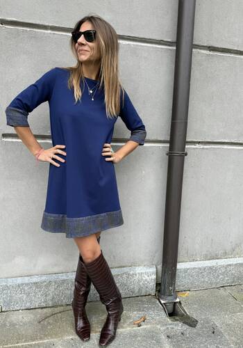 Abito Lella blu navy
