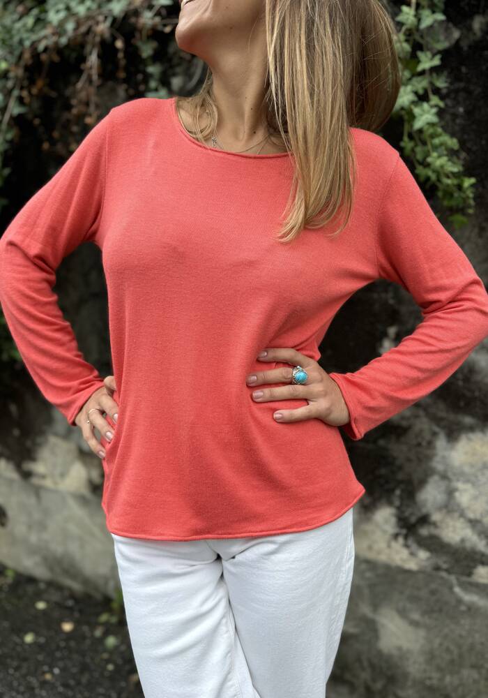 Maglia Firenze corallo