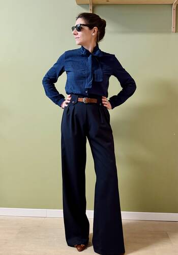 Pantalone Gregorio blu