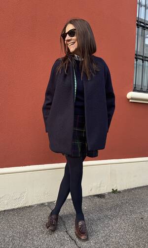 Cappotto Sofia blu