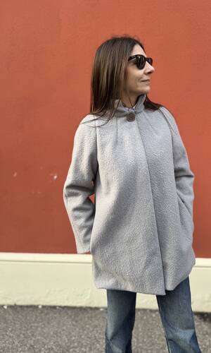 Cappotto Sofia grigio perla 