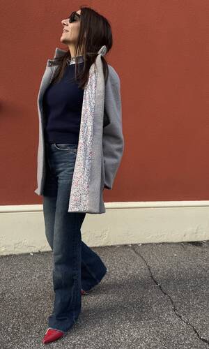 Cappotto Sofia grigio perla