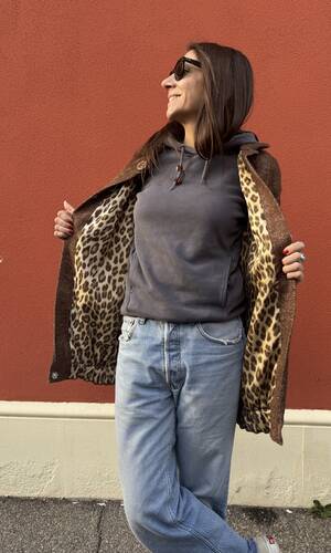 Cappotto Sofia spigato