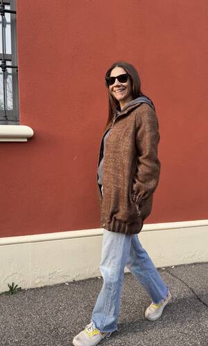 Cappotto Sofia spigato