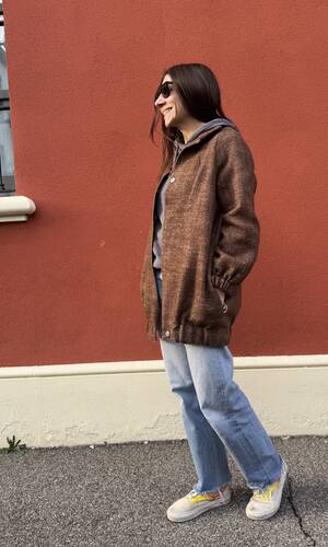 Cappotto Sofia spigato