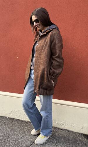 Cappotto Sofia spigato