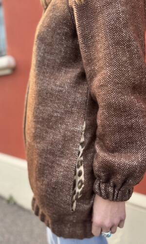 Cappotto Sofia spigato