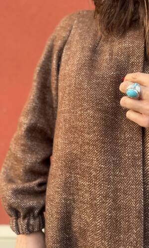 Cappotto Sofia spigato