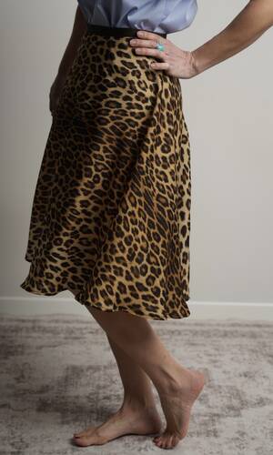 Gonna Positano animalier