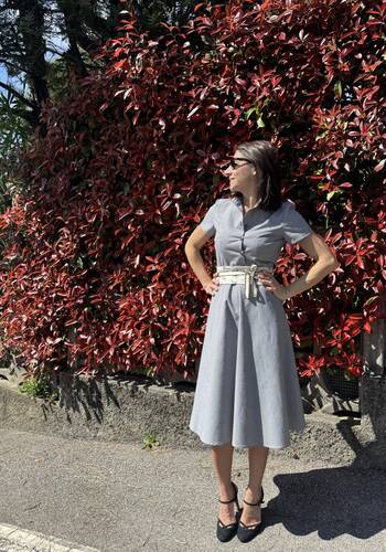 Abito Clotilde microvichy 