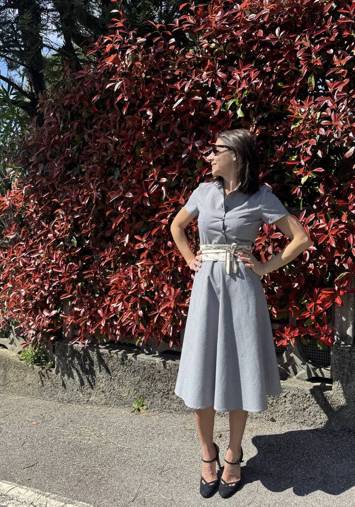 Abito Clotilde microvichy 