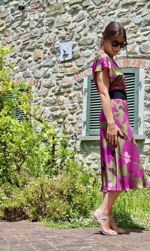 Abito Firenze maxi fiori