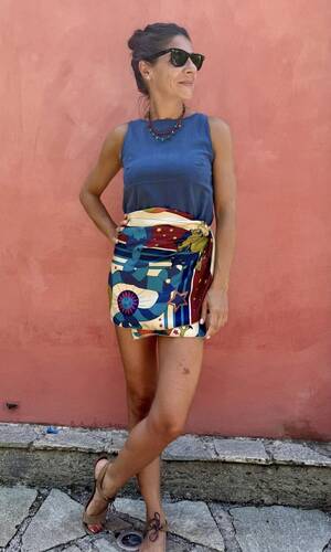 Foulard seta magico