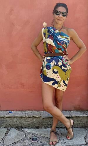 Foulard seta magico