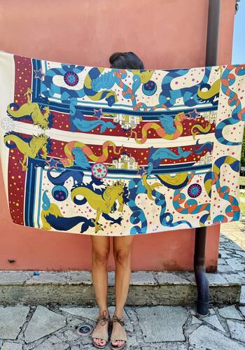 Foulard seta magico